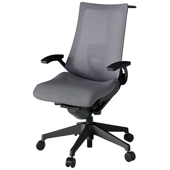 KJ-455JEH-T1T3 アクト2 背テクスチャードメッシュ 固定肘 ランバーサポート付 ハンガー付 樹脂脚 <配送時組立サービス付> イトーキ 69189359