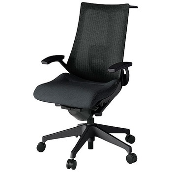 KJ-455JEHM-T1T1 アクト2 背テクスチャードメッシュ 固定肘 ランバーサポート付 ハンガー付 樹脂脚 <配送時組立サービス付> イトーキ 69189420