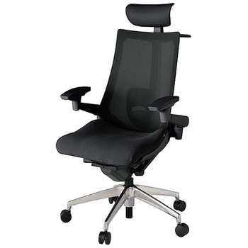 KJ-457JVYM-ZTT1 アクト2 背プレーンメッシュ 4D可動肘 ランバーサポート付 ハンガー付 アルミミラー脚 <配送時組立サービス付> イトーキ 69191030