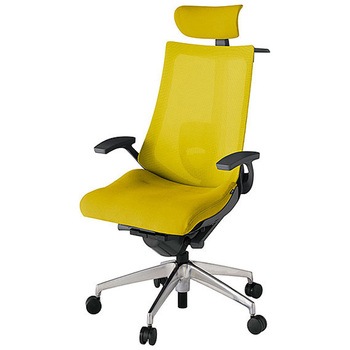 KJ-455JVX-ZDU5 アクト2 背プレーンメッシュ 固定肘 クロス張りヘッドサポート付 ランバーサポート付 ハンガー付 アルミミラー脚 <配送時組立サービス付> イトーキ 69193288