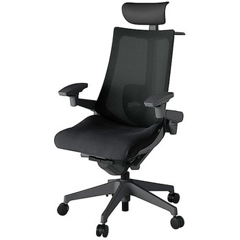 KJ-457JVY-W2T1 アクト2 背プレーンメッシュ 4D可動肘 ランバーサポート付 ハンガー付 樹脂脚 <配送時組立サービス付> イトーキ 69193970