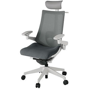 KJ-457JVY-GNC3 アクト2 背プレーンメッシュ 4D可動肘 ランバーサポート付 ハンガー付 樹脂脚 <配送時組立サービス付> イトーキ 69194101