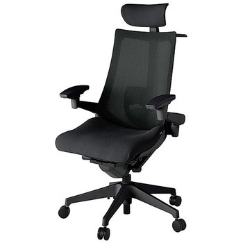 KJ-457JVXM-T1T1 アクト2 背プレーンメッシュ 4D可動肘 クロス張りヘッドサポート付 ランバーサポート付 ハンガー付 樹脂脚 <配送時組立サービス付> イトーキ 69195345