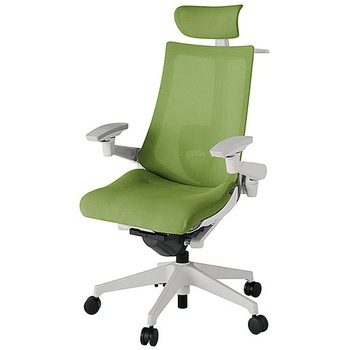 KJ-457JVX-GNQ7 アクト2 背プレーンメッシュ 4D可動肘 クロス張りヘッドサポート付 ランバーサポート付 ハンガー付 樹脂脚 <配送時組立サービス付> イトーキ 69195546