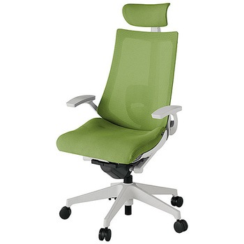 KJ-455JVE-GNQ7 アクト2 背プレーンメッシュ 固定肘 クロス張りヘッドサポート付 ランバーサポート付 樹脂脚 <配送時組立サービス付> イトーキ 69195905