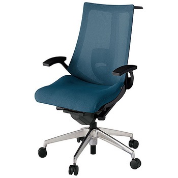 KJ-455JVHM-ZTN3 アクト2 背プレーンメッシュ 固定肘 ランバーサポート付 ハンガー付 アルミミラー脚 <配送時組立サービス付> イトーキ 69197558