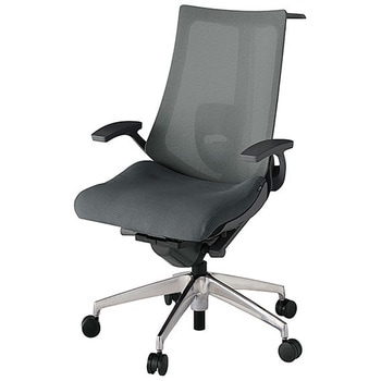 KJ-455JVH-ZDC3 アクト2 背プレーンメッシュ 固定肘 ランバーサポート付 ハンガー付 アルミミラー脚 <配送時組立サービス付> イトーキ 69197576