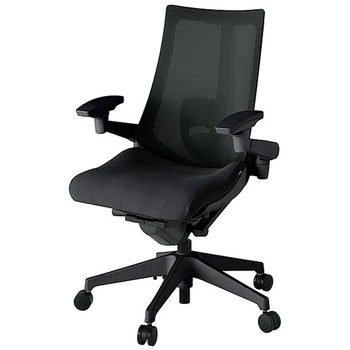 KJ-457JVM-T1T1 アクト2 背プレーンメッシュ 4D可動肘 ランバーサポート付 樹脂脚 <配送時組立サービス付> イトーキ 69198590