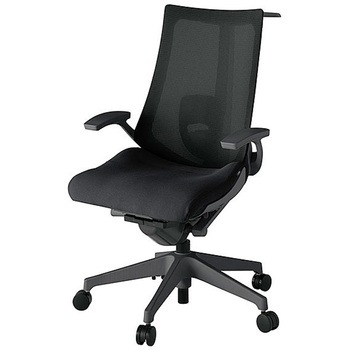 KJ-455JVH-W2T1 アクト2 背プレーンメッシュ 固定肘 ランバーサポート付 ハンガー付 樹脂脚 <配送時組立サービス付> イトーキ 69199728