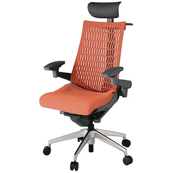 KJ447SAYMZDD4D4 アクト2 背エラストマー 4D可動肘 ビニールレザー張りヘッドサポート ハンガー付 アルミミラー脚 <配送時組立サービス付> イトーキ 69201259