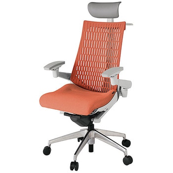 KJ447SAYZND4D4 アクト2 背エラストマー 4D可動肘 ビニールレザー張りヘッドサポート ハンガー付 アルミミラー脚 <配送時組立サービス付> イトーキ 69201320