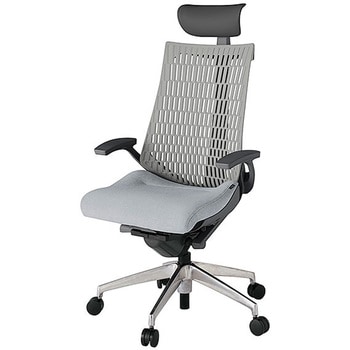 KJ445SAFZDT7T6 アクト2 背エラストマー 固定肘 ビニールレザー張りヘッドサポート アルミミラー脚 <配送時組立サービス付> イトーキ 69201548