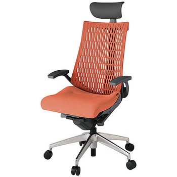 KJ445SAFMZDD4D4 アクト2 背エラストマー 固定肘 ビニールレザー張りヘッドサポート アルミミラー脚 <配送時組立サービス付> イトーキ 69201618