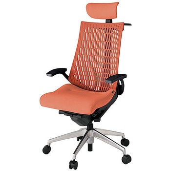 KJ445SAXMZTD4D4 アクト2 背エラストマー 固定肘 クロス張りヘッドサポート付 ハンガー付 アルミミラー脚 <配送時組立サービス付> イトーキ 69203298