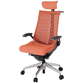 KJ445SAXMZDD4D4 アクト2 背エラストマー 固定肘 クロス張りヘッドサポート付 ハンガー付 アルミミラー脚 <配送時組立サービス付> イトーキ 69203420