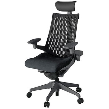 KJ447SAFW2T1T1 アクト2 背エラストマー 4D可動肘 ビニールレザー張りヘッドサポート 樹脂脚 <配送時組立サービス付> イトーキ 69203691