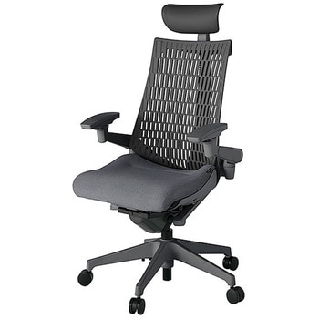 KJ447SAFW2T3W2 アクト2 背エラストマー 4D可動肘 ビニールレザー張りヘッドサポート 樹脂脚 <配送時組立サービス付> イトーキ 69203700