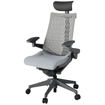 KJ447SAFW2T7T6 アクト2 背エラストマー 4D可動肘 ビニールレザー張りヘッドサポート 樹脂脚 <配送時組立サービス付> イトーキ 69203709