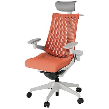 KJ447SAYGND4D4 アクト2 背エラストマー 4D可動肘 ビニールレザー張りヘッドサポート ハンガー付 樹脂脚 <配送時組立サービス付> イトーキ 69204199