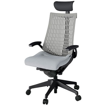 KJ445SAFMT1T7T6 アクト2 背エラストマー 固定肘 ビニールレザー張りヘッドサポート 樹脂脚 <配送時組立サービス付> イトーキ 69204366