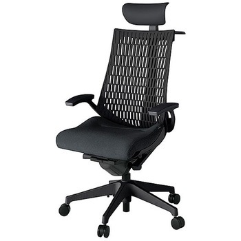 KJ445SAYMT1T1T1 アクト2 背エラストマー 固定肘 ビニールレザー張りヘッドサポート ハンガー付 樹脂脚 <配送時組立サービス付> イトーキ 69204707