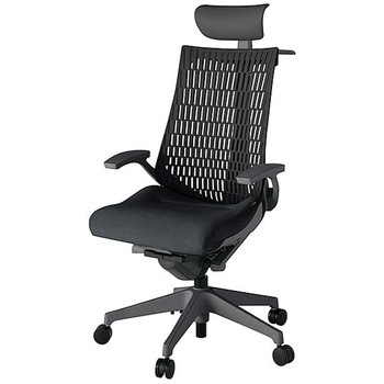 KJ445SAYMW2T1T1 アクト2 背エラストマー 固定肘 ビニールレザー張りヘッドサポート ハンガー付 樹脂脚 <配送時組立サービス付> イトーキ 69204829