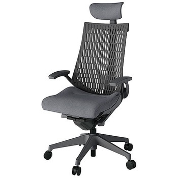 KJ445SAEW2T3W2 アクト2 背エラストマー 固定肘 クロス張りヘッドサポート付 樹脂脚 <配送時組立サービス付> イトーキ 69205861