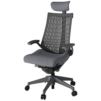 KJ445SAEMW2T3W2 アクト2 背エラストマー 固定肘 クロス張りヘッドサポート付 樹脂脚 <配送時組立サービス付> イトーキ 69205915