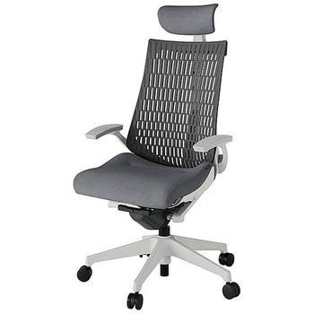 KJ445SAEGNT3W2 アクト2 背エラストマー 固定肘 クロス張りヘッドサポート付 樹脂脚 <配送時組立サービス付> イトーキ 69205976