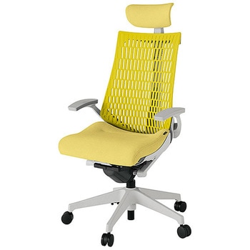 KJ445SAEMGNU6U5 アクト2 背エラストマー 固定肘 クロス張りヘッドサポート付 樹脂脚 <配送時組立サービス付> イトーキ 69206071