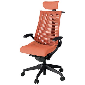 KJ445SAXMT1D4D4 アクト2 背エラストマー 固定肘 クロス張りヘッドサポート付 ハンガー付 樹脂脚 <配送時組立サービス付> イトーキ 69206177