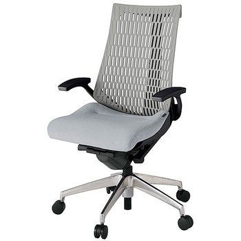 KJ445SA-ZTT7T6 アクト2 背エラストマー 固定肘 アルミミラー脚 <配送時組立サービス付> イトーキ 69207191