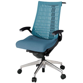 KJ445SAHMZTB4A4 アクト2 背エラストマー 固定肘 ハンガー付 アルミミラー脚 <配送時組立サービス付> イトーキ 69207638