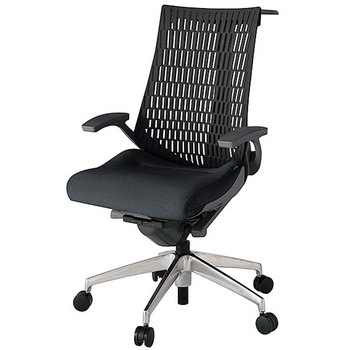 KJ445SAHMZDT1T1 アクト2 背エラストマー 固定肘 ハンガー付 アルミミラー脚 <配送時組立サービス付> イトーキ 69207708