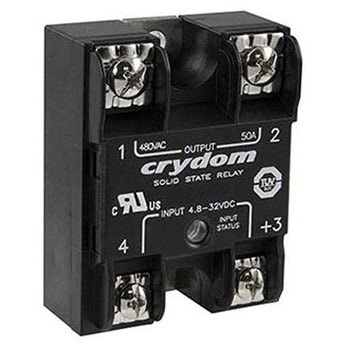 ソリッドステートリレー 最大負荷電流：75 A 最大負荷電圧：528 V ac パネルマウント Sensata / Crydom