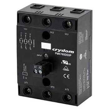 ソリッドステートリレー 最大負荷電流：50 A 最大負荷電圧：600 V ac パネルマウント Sensata / Crydom