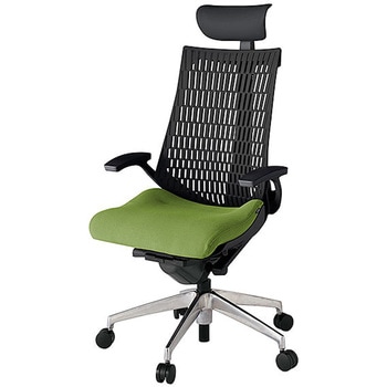 KJ445PSFMZTQ7T1 アクト2 背エラストマー 固定肘 ビニールレザー張りヘッドサポート アルミミラー脚 <配送時組立サービス付> イトーキ 69211576