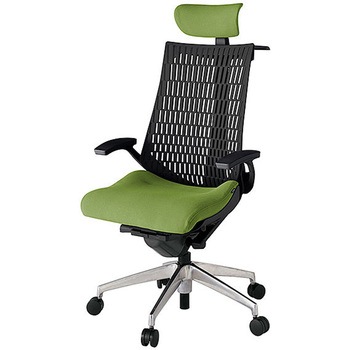 KJ445PSXZTQ7T1 アクト2 背エラストマー 固定肘 クロス張りヘッドサポート付 ハンガー付 アルミミラー脚 <配送時組立サービス付> イトーキ 69213317