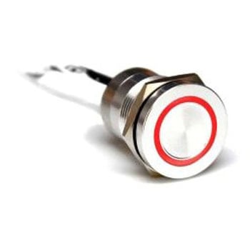 タッチスイッチ 静電容量型 ラッチ NO IP68 Stainless Steel BULGIN