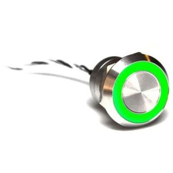 タッチスイッチ 静電容量型 ラッチ NO IP68 Stainless Steel BULGIN