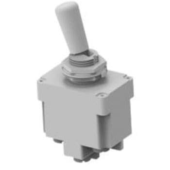 トグルスイッチ DPDT スルーホール On-On TE CONNECTIVITY