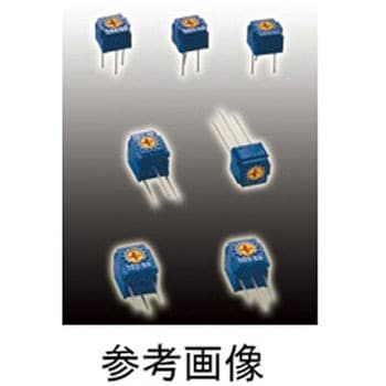トリマポテンショメータ 1回転型サーメットトリマ 5KΩ 上面調整 - ニデックコンポーネンツ(旧：日本電産コパル電子)