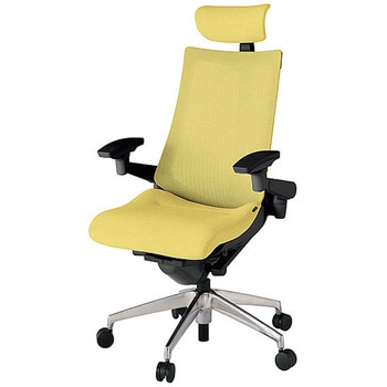 KJ-477JEE-ZTU6 アクト2 背テクスチャードメッシュ 4D可動肘 クロス張りヘッドサポート付 アルミミラー脚 <配送時組立サービス付> イトーキ 69222575