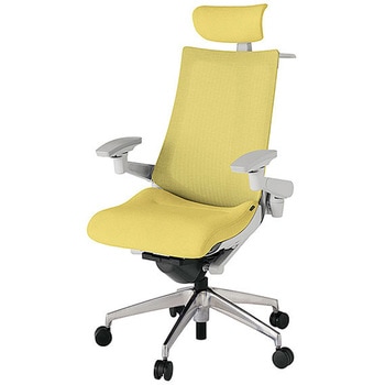 KJ-477JEXM-ZNU6 アクト2 背テクスチャードメッシュ 4D可動肘 クロス張りヘッドサポート付 ハンガー付 アルミミラー脚 <配送時組立サービス付> イトーキ 69223345