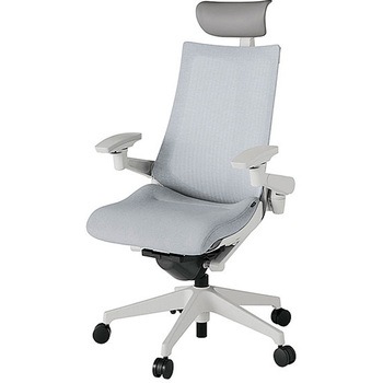 KJ-477JEF-GNT7 アクト2 背テクスチャードメッシュ 4D可動肘 ビニールレザー張りヘッドサポート 樹脂脚 <配送時組立サービス付> イトーキ 69224508