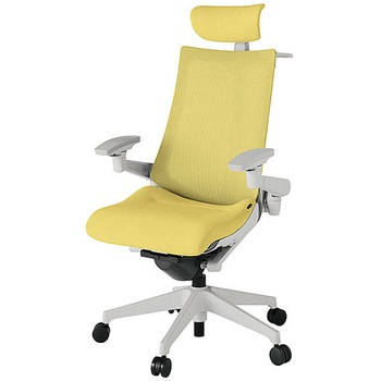 KJ-477JEX-GNU6 アクト2 背テクスチャードメッシュ 4D可動肘 クロス張りヘッドサポート付 ハンガー付 樹脂脚 <配送時組立サービス付> イトーキ 69226635