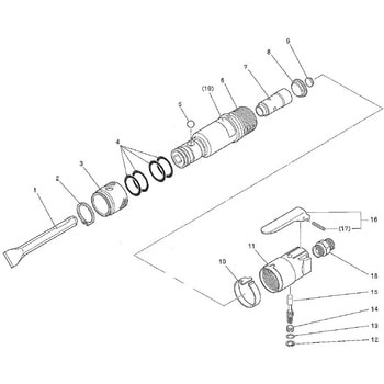 部品 エアチッパー CH-24 リアクッションAssy