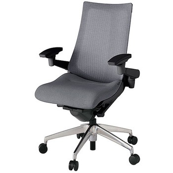 KJ-477JE-ZTT3 アクト2 背テクスチャードメッシュ 4D可動肘 アルミミラー脚 <配送時組立サービス付> イトーキ 69227579