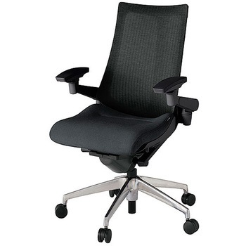 KJ-477JEM-ZTT1 アクト2 背テクスチャードメッシュ 4D可動肘 アルミミラー脚 <配送時組立サービス付> イトーキ 69227640