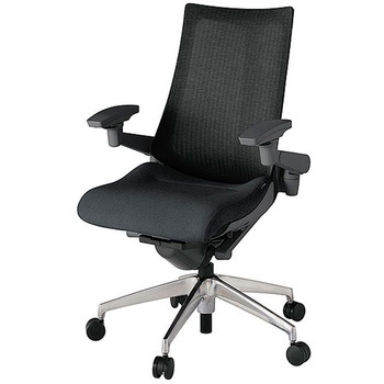 KJ-477JE-ZDT1 アクト2 背テクスチャードメッシュ 4D可動肘 アルミミラー脚 <配送時組立サービス付> イトーキ 69227710